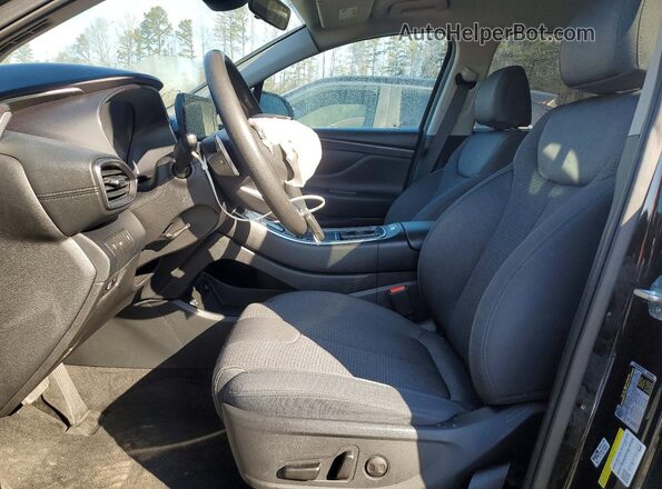 5NMS24AJ9MH356017 2021 HYUNDAI SANTA Black Вид салону спереду