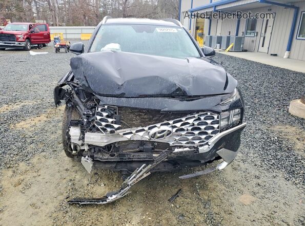 5NMS24AJ9MH356017 2021 HYUNDAI SANTA Black Вид спереду