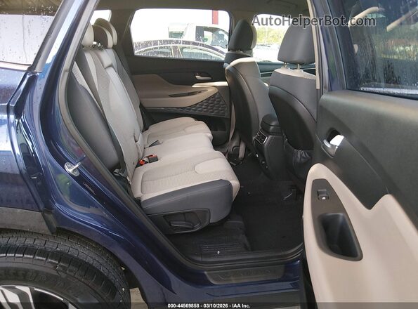 5NMS24AJ9NH467247 2022 HYUNDAI SANTA FE Blue Widok naklejki z numerem VIN