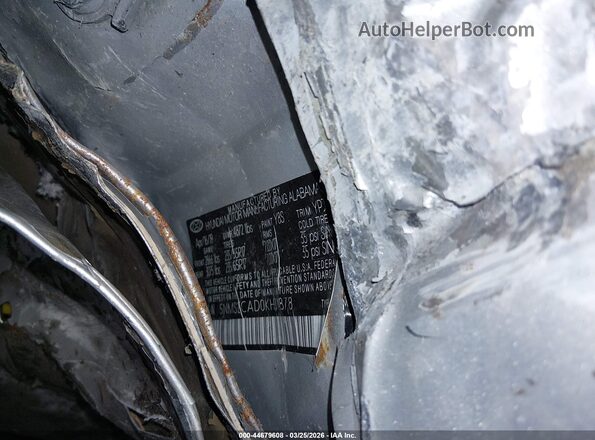 5NMS2CAD0KH114878 2019 HYUNDAI SANTA FE Silver 