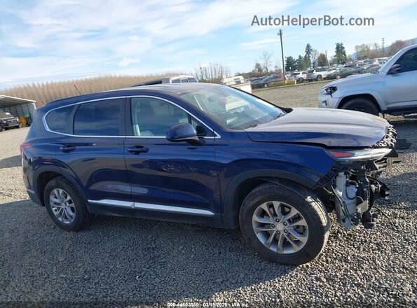 5NMS2CAD0LH180204 2020 HYUNDAI SANTA FE Blue Панорамний вид салону 360°
