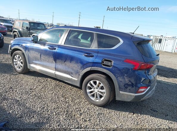 5NMS2CAD0LH180204 2020 HYUNDAI SANTA FE Blue Задня ліва чверть