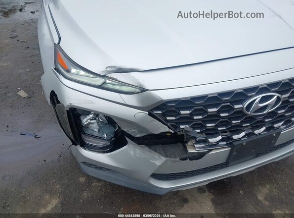 5NMS2CAD1KH095886 2019 HYUNDAI SANTA FE Silver Front view