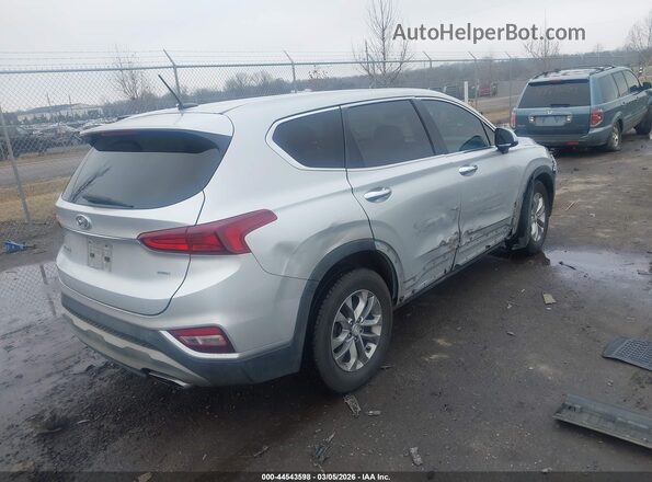 5NMS2CAD1KH095886 2019 HYUNDAI SANTA FE Silver Rear right