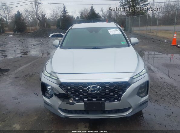 5NMS2CAD1KH095886 2019 HYUNDAI SANTA FE Silver Rear interior view