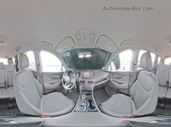 5NMS2CAD6KH078551 2019 HYUNDAI SANTA Silver 