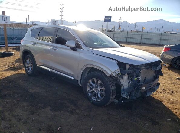 5NMS2CADXKH087933 2019 HYUNDAI SANTA Silver 