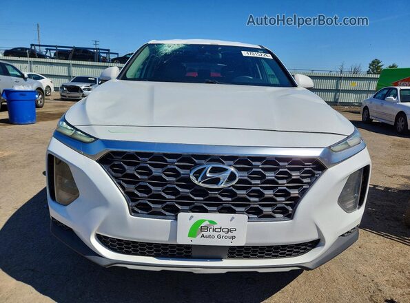 5NMS2CADXKH116508 2019 HYUNDAI SANTA White Vista frontal