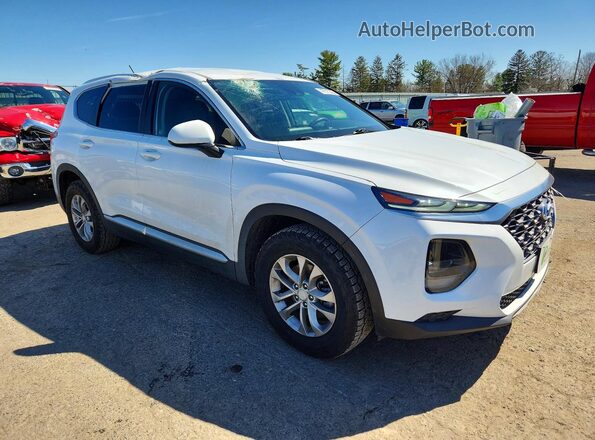 5NMS2CADXKH116508 2019 HYUNDAI SANTA White Delantero derecho