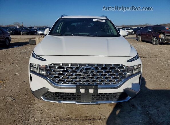 5NMS2DA11PH001749 2023 HYUNDAI SANTA FE HYBRID BLUE White Front view