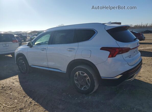 5NMS2DA11PH001749 2023 HYUNDAI SANTA FE HYBRID BLUE White Rear left