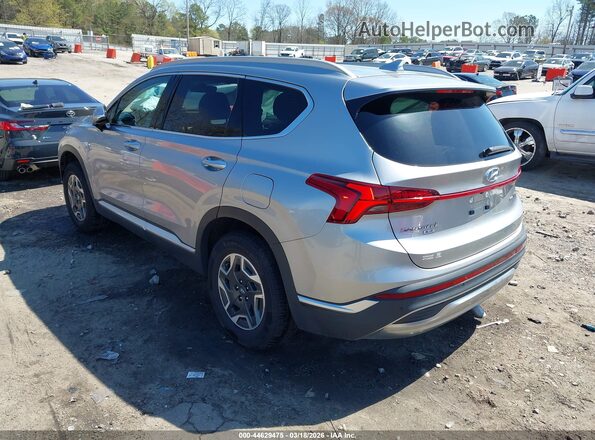 5NMS2DA13PH023185 2023 HYUNDAI SANTA FE HYBRID BLUE Silver Trasero izquierdo