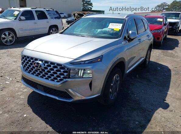 5NMS2DA13PH023185 2023 HYUNDAI SANTA FE HYBRID BLUE Silver Vista tres cuartos delantera izquierda