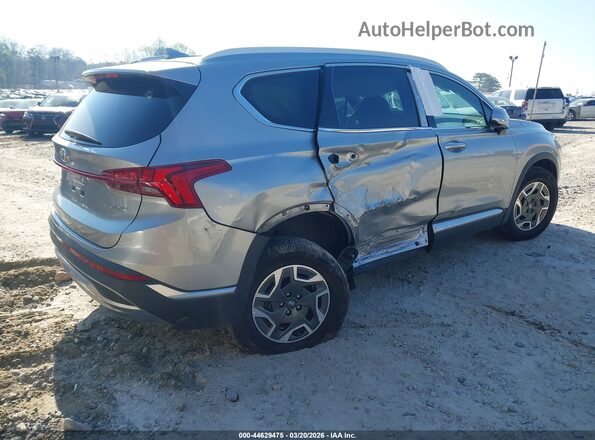 5NMS2DA13PH023185 2023 HYUNDAI SANTA FE HYBRID BLUE Silver Trasero derecho