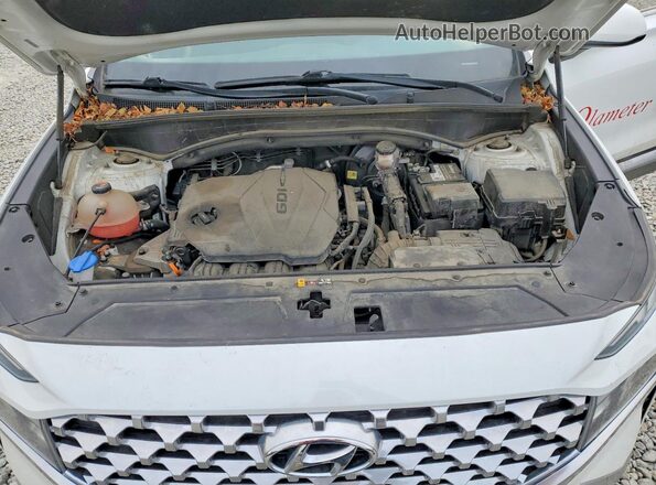 5NMS2DAJ3MH369152 2021 HYUNDAI SANTA White Շարժիչի բաժամունքի տեսք