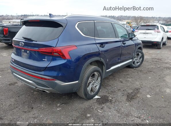 5NMS2DAJ6MH321466 2021 HYUNDAI SANTA FE Blue Trasero derecho