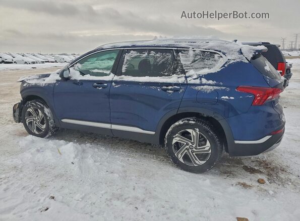 5NMS2DAJ6MH343516 2021 HYUNDAI SANTA Blue Հետևի ձախ
