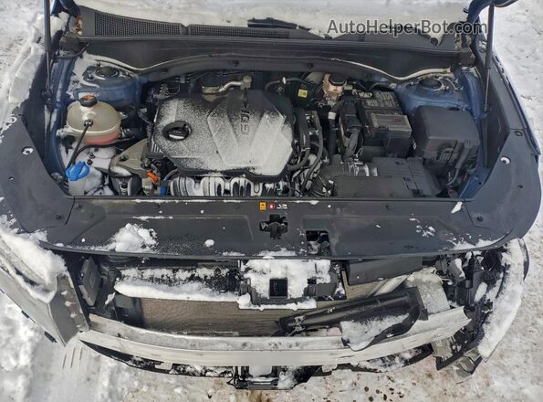 5NMS2DAJ6MH343516 2021 HYUNDAI SANTA Blue Սալոնի հետևի տեսք