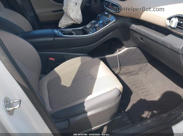 5NMS2DAJ7NH378437 2022 HYUNDAI SANTA FE White Вид салону спереду