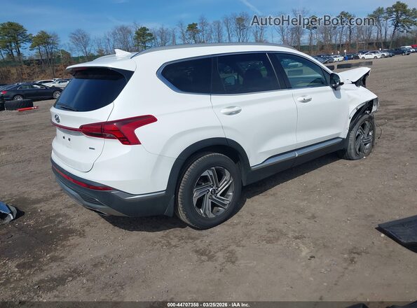 5NMS2DAJ7NH378437 2022 HYUNDAI SANTA FE White Задня права чверть