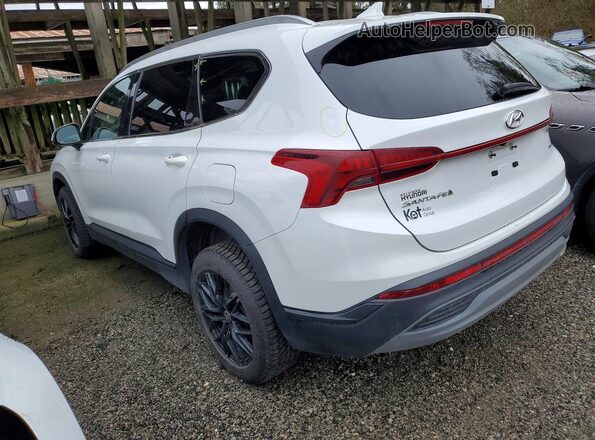 5NMS2DAJ8MH339449 2021 HYUNDAI SANTA White Հետևի ձախ