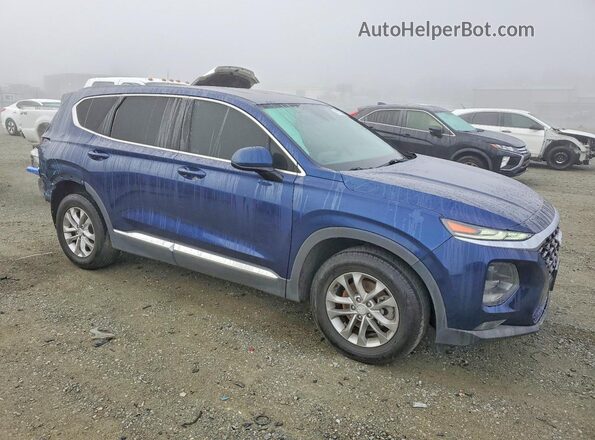 5NMS33AD0KH010985 2019 HYUNDAI SANTA Blue 