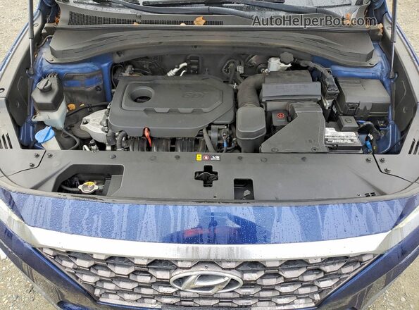 5NMS33AD0KH010985 2019 HYUNDAI SANTA Blue 
