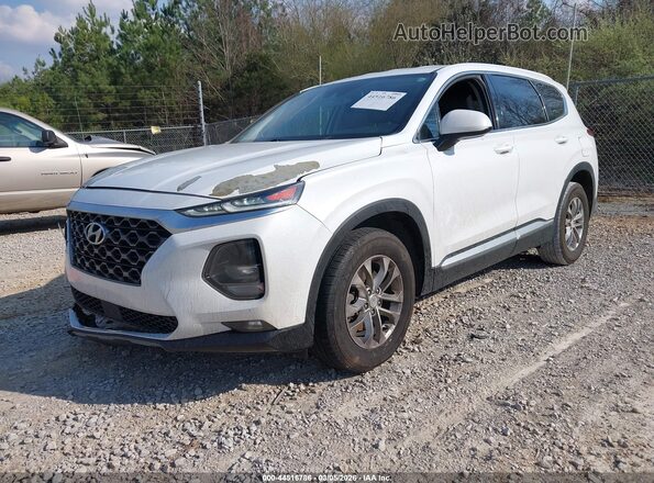 5NMS33AD2LH190150 2020 HYUNDAI SANTA FE White Przód lewy