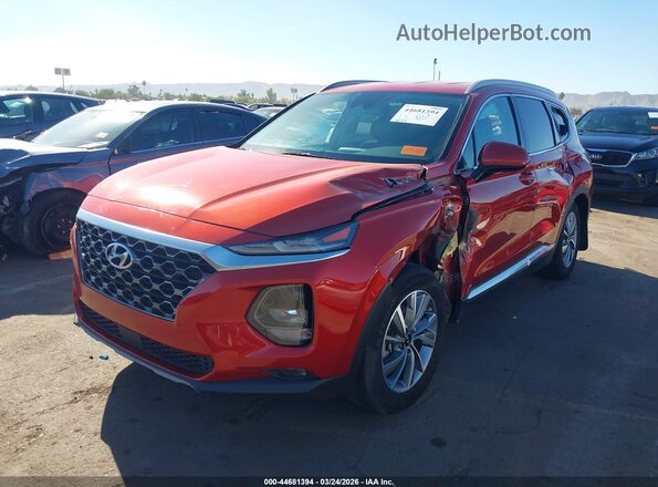 5NMS33AD2LH201325 2020 HYUNDAI SANTA FE Red Widok z przodu