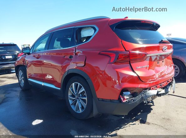 5NMS33AD2LH201325 2020 HYUNDAI SANTA FE Red Tył lewy