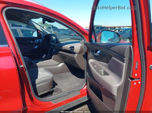 5NMS33AD2LH201325 2020 HYUNDAI SANTA FE Red Widok wnętrza z przodu