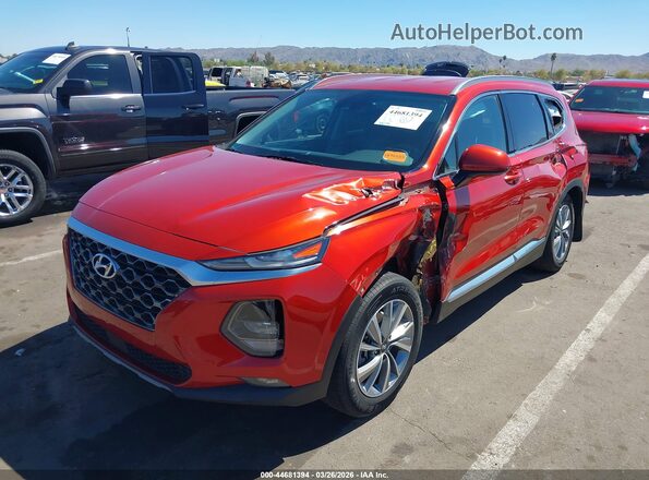 5NMS33AD2LH201325 2020 HYUNDAI SANTA FE Red Przód lewy