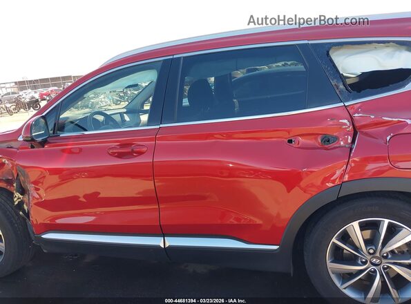 5NMS33AD2LH201325 2020 HYUNDAI SANTA FE Red Widok wnętrza 360 stopni
