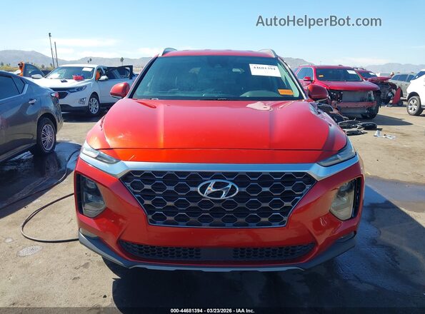 5NMS33AD2LH201325 2020 HYUNDAI SANTA FE Red Widok zestawu wskaźników