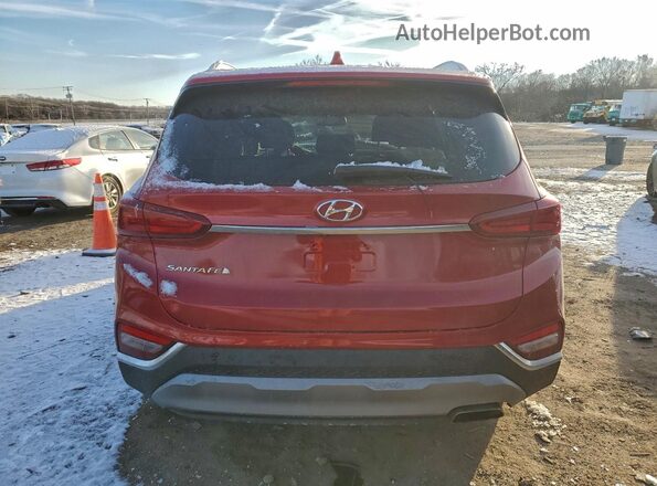 5NMS33AD4KH003649 2019 HYUNDAI SANTA Red 