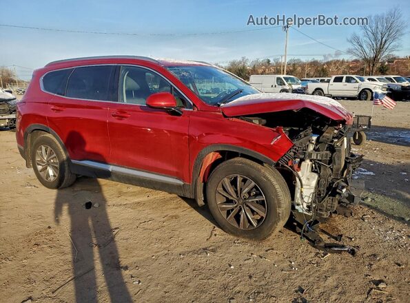 5NMS33AD4KH003649 2019 HYUNDAI SANTA Red 