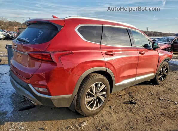 5NMS33AD4KH003649 2019 HYUNDAI SANTA Red 