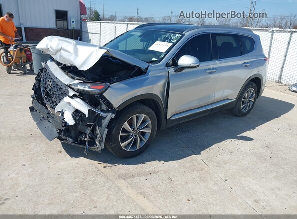 5NMS33AD8LH168590 2020 HYUNDAI SANTA FE Silver Przód lewy