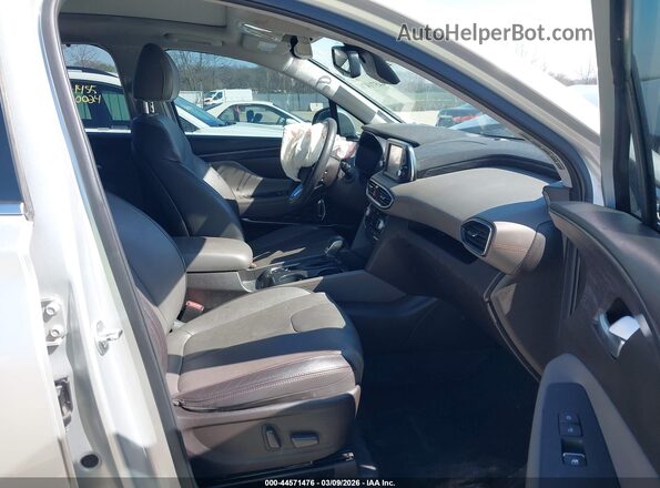 5NMS33AD8LH168590 2020 HYUNDAI SANTA FE Silver Widok wnętrza z przodu