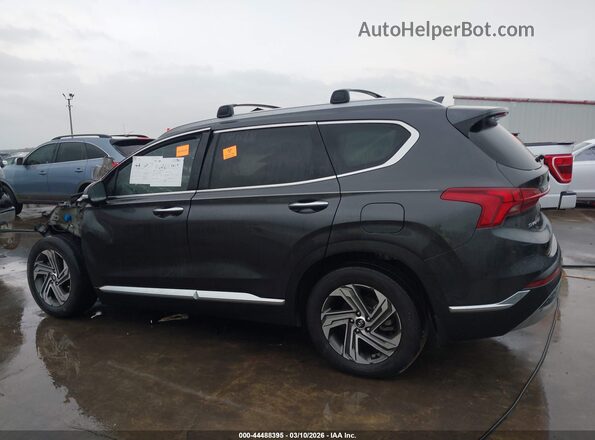 5NMS34AJ2NH400759 2022 HYUNDAI SANTA FE Gray Սալոնի հետևի տեսք
