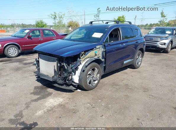 5NMS34AJXMH328367 2021 HYUNDAI SANTA FE Blue Przód lewy