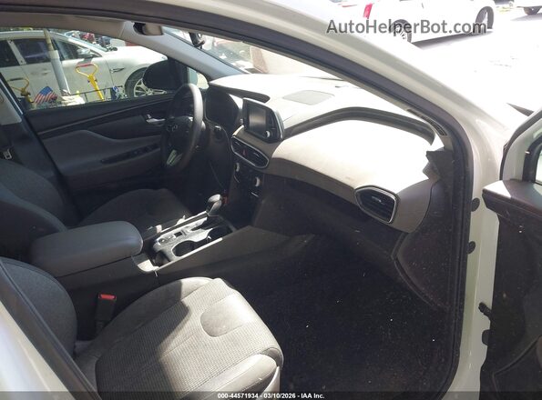 5NMS3CAD2KH005948 2019 HYUNDAI SANTA FE White Vista interior delantera