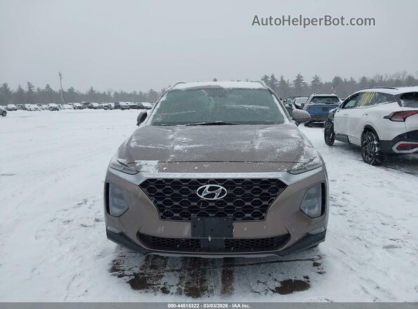 5NMS3CAD6KH036720 2019 HYUNDAI SANTA FE Brown Սարքավորումների վահանակի տեսք