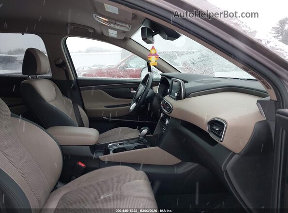 5NMS3CAD6KH036720 2019 HYUNDAI SANTA FE Brown Սալոնի դիմացի տեսք