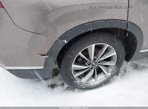 5NMS3CAD6KH036720 2019 HYUNDAI SANTA FE Brown Դիմացի տեսք