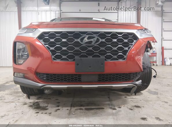 5NMS3CAD7LH207394 2020 HYUNDAI SANTA FE Orange წინა ხედი