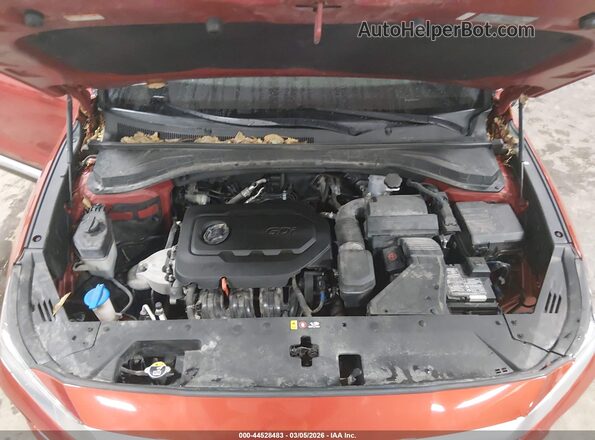 5NMS3CAD7LH207394 2020 HYUNDAI SANTA FE Orange უკანა ხედი