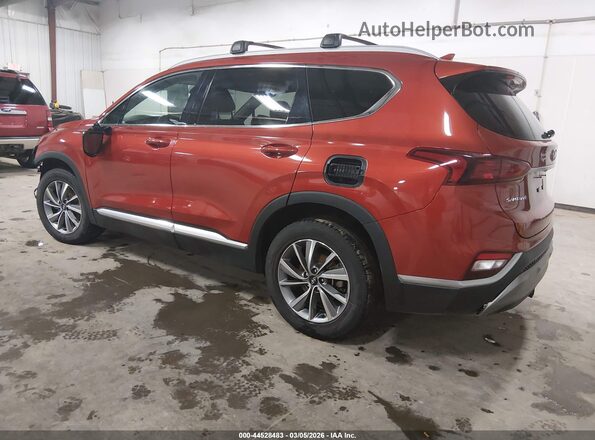 5NMS3CAD7LH207394 2020 HYUNDAI SANTA FE Orange უკანა მარცხენა