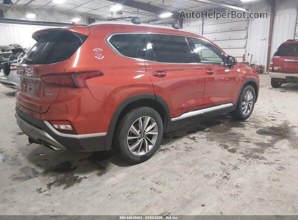 5NMS3CAD7LH207394 2020 HYUNDAI SANTA FE Orange უკანა მარჯვენა