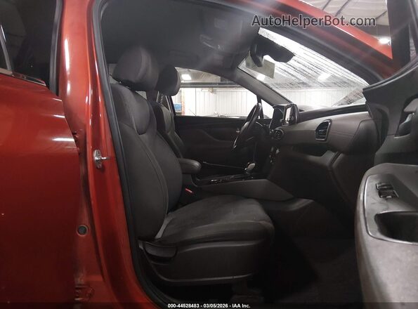 5NMS3CAD7LH207394 2020 HYUNDAI SANTA FE Orange წინა სალონის ხედი